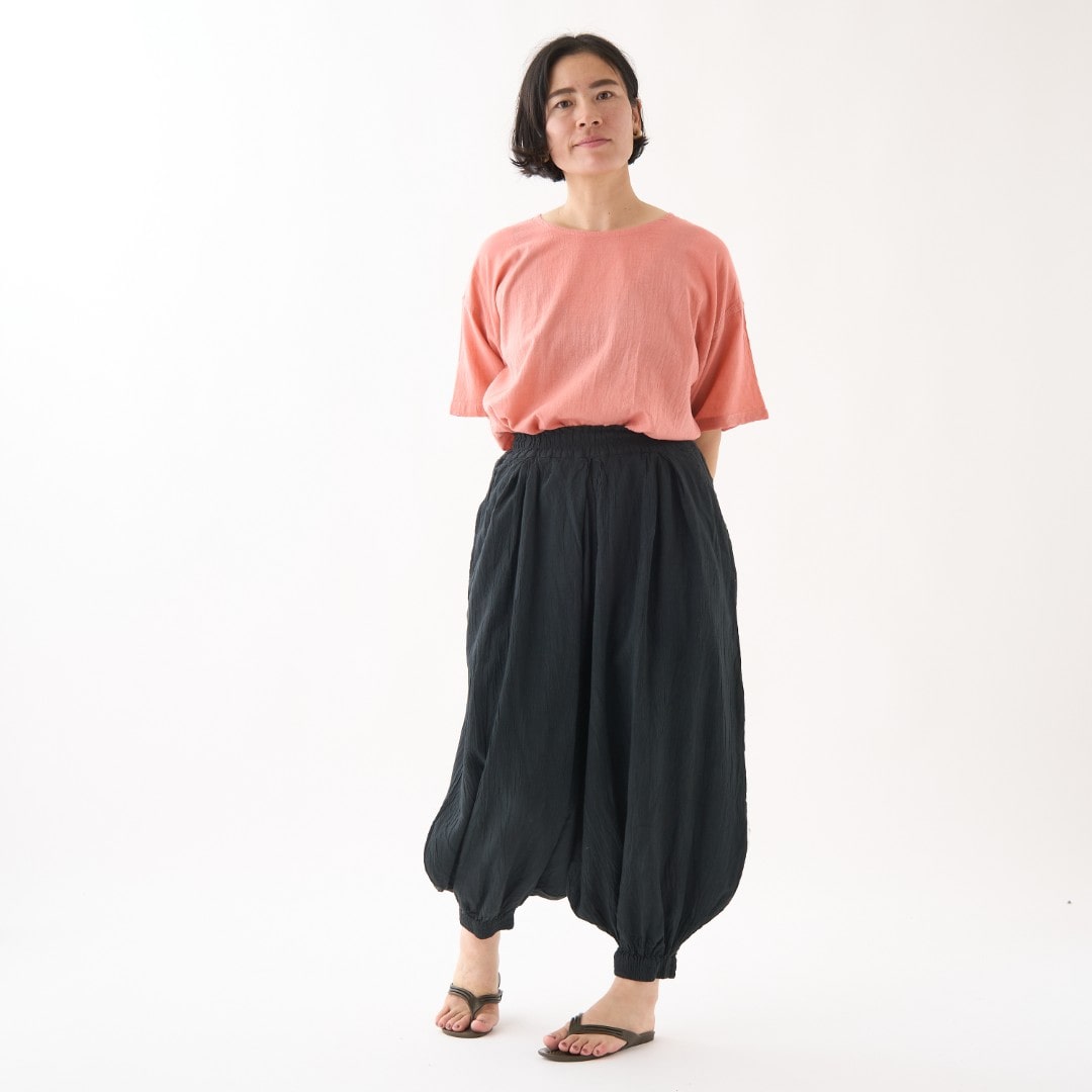 GAIAネットヂェン先生の日常着 バルーンパンツ 太【薄地】 生成 S(S