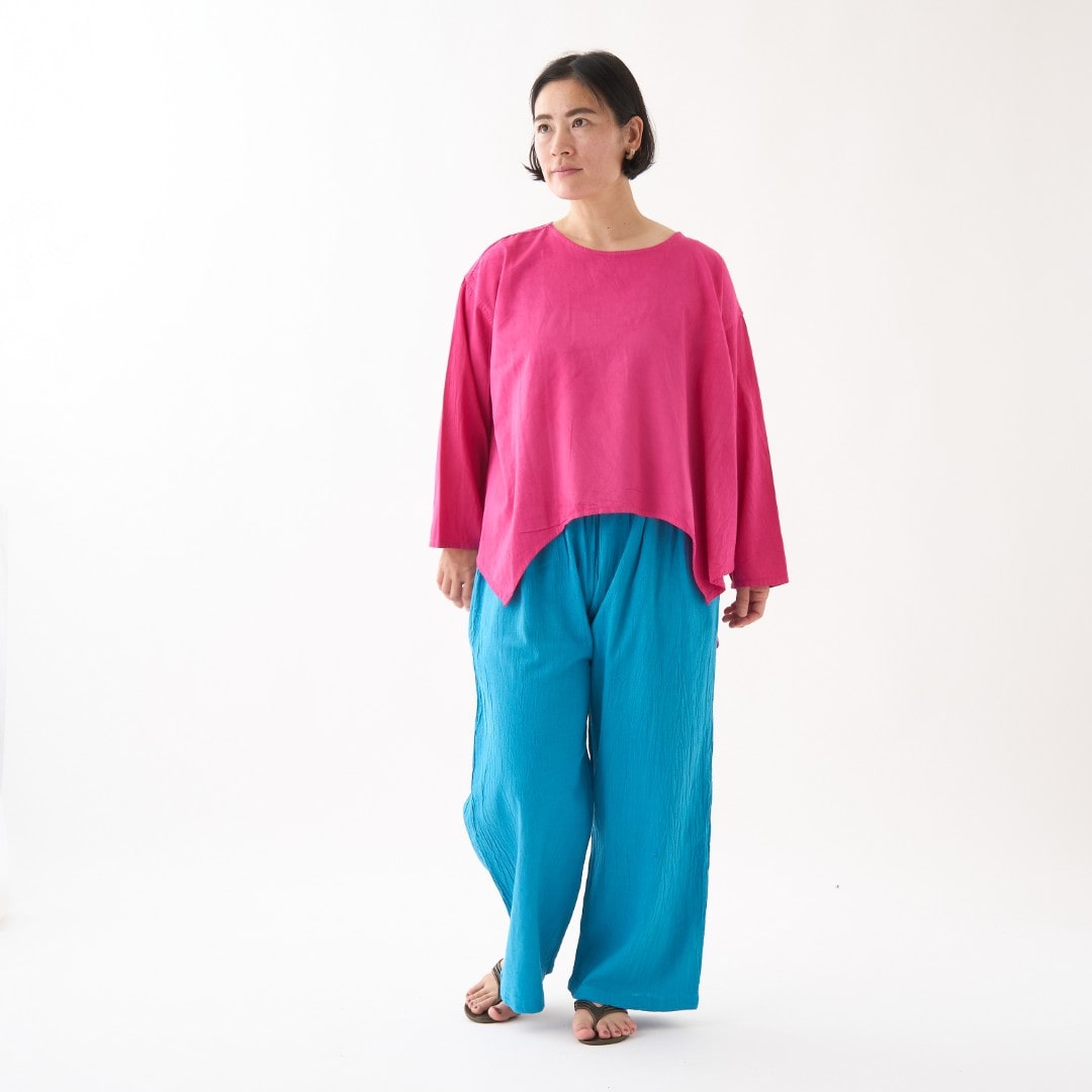 GAIAネット（ガイアネット）ヂェン先生の日常着 ストレートパンツ