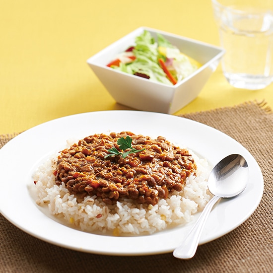 GAIAネット[※]オーサワのベジキーマカレー（レンズ豆入り）150g: 加工