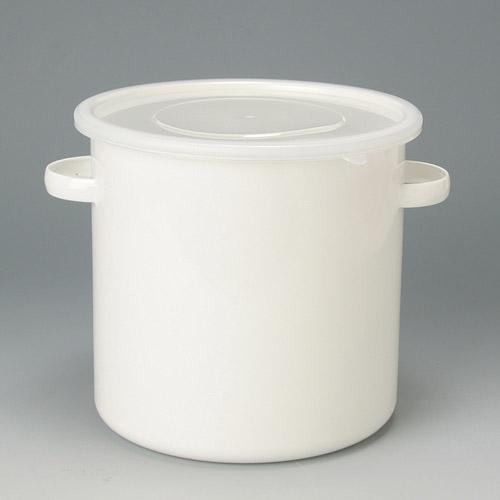 GAIAネット野田琺瑯 ラウンドストッカー 21cm/7L シール蓋付