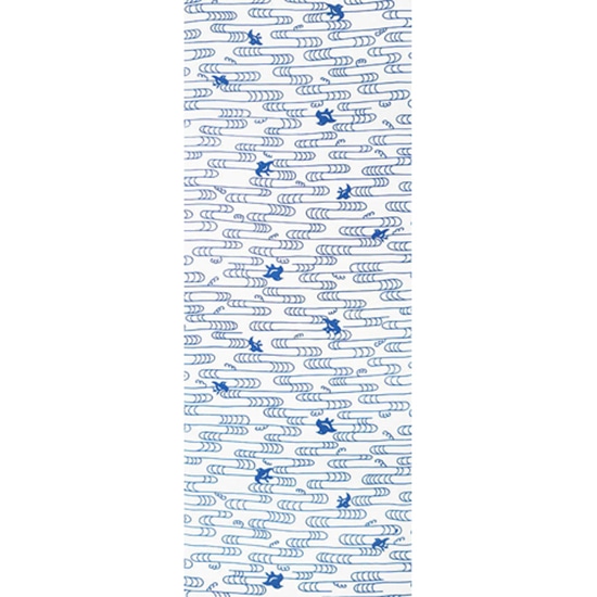 GAIAネット京佑 戸田屋商店 手ぬぐい 波に千鳥(千鳥文様): タオル/寝具