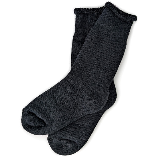 GAIAネットサーモヘアソックス キッドモヘア＆メリノウール クルー