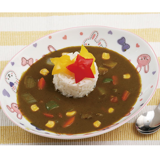 GAIAネット[※]創健社 こどもカレールウ 甘口 110g / 111141: カレー