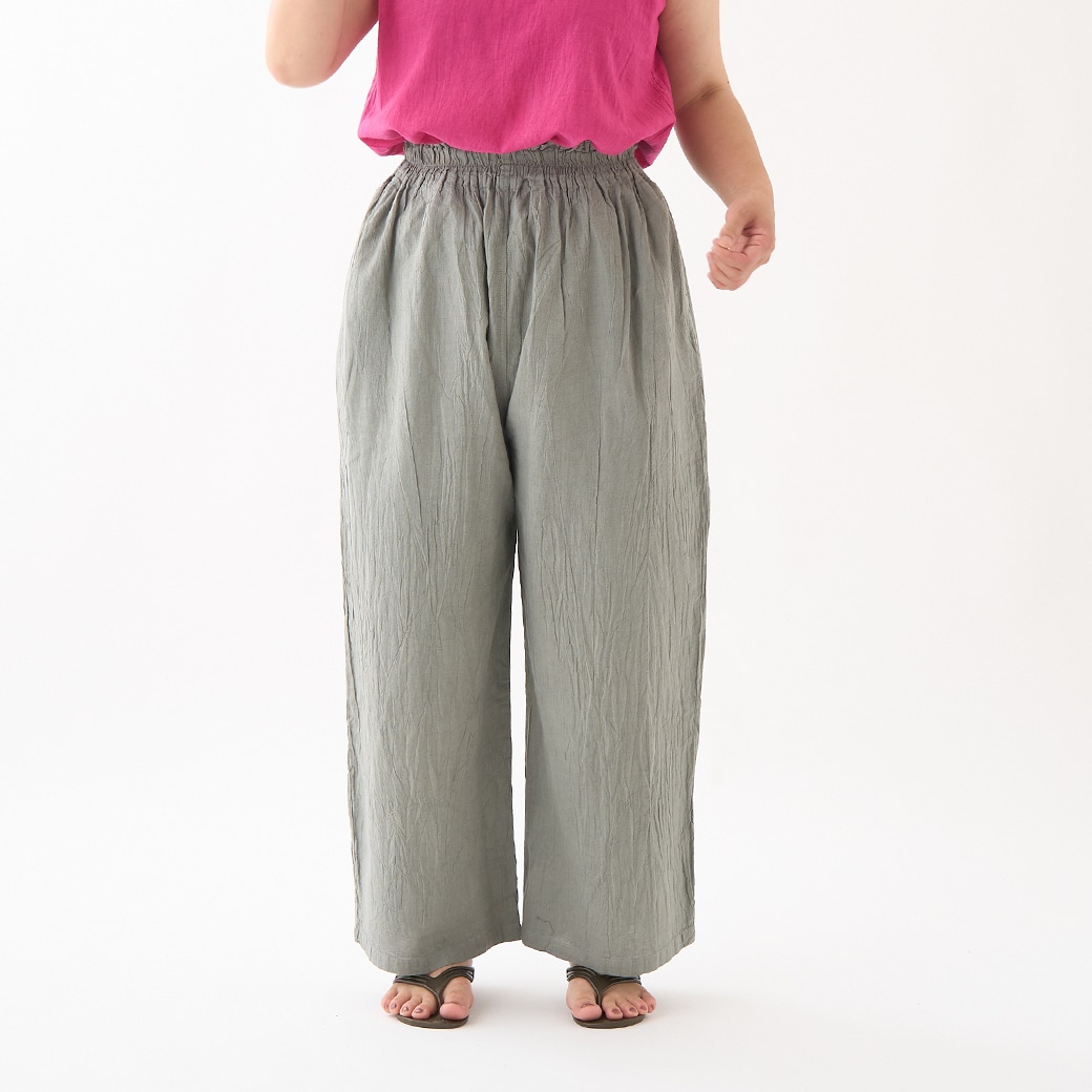 GAIAネットヂェン先生の日常着 ストレートパンツ 【薄地