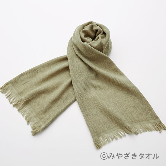 GAIAネットいまばりマフラー70 シーズン カーキ15 / 34×160cm(カーキ15