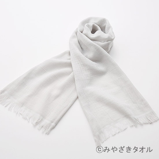 GAIAネットいまばりマフラー70 シーズン アイスグレー46 / 34×160cm