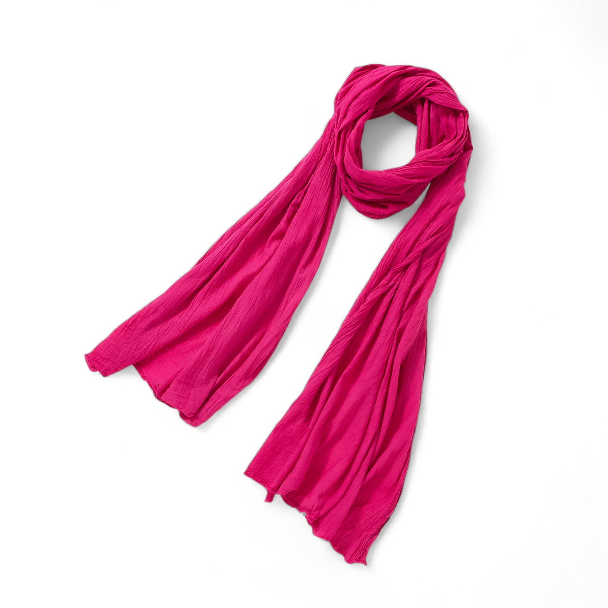 GAIAネットヂェン先生の日常着 ストール 太/ ショッキングピンク