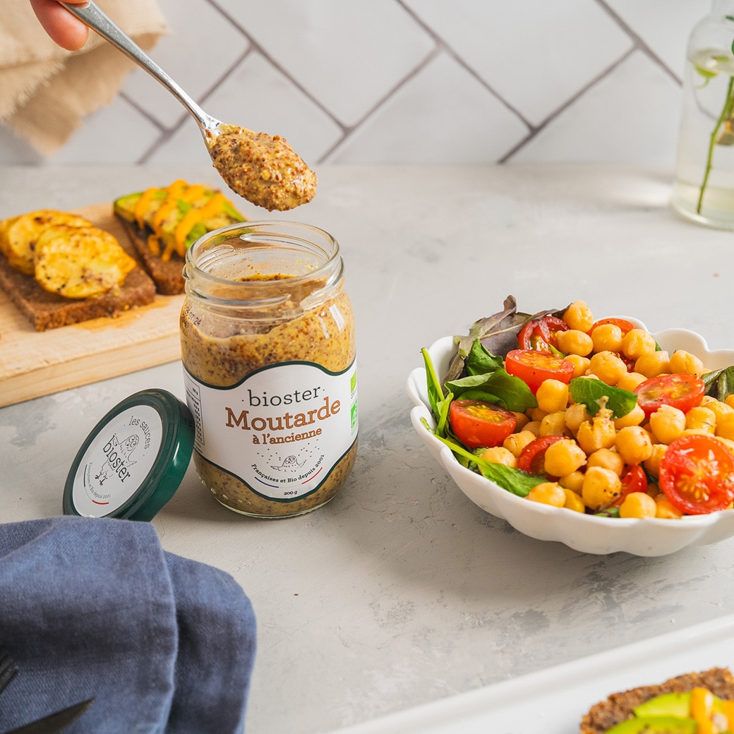 GAIAネット[※]ミトク ビオスター 有機粒マスタード 200g: 調味料