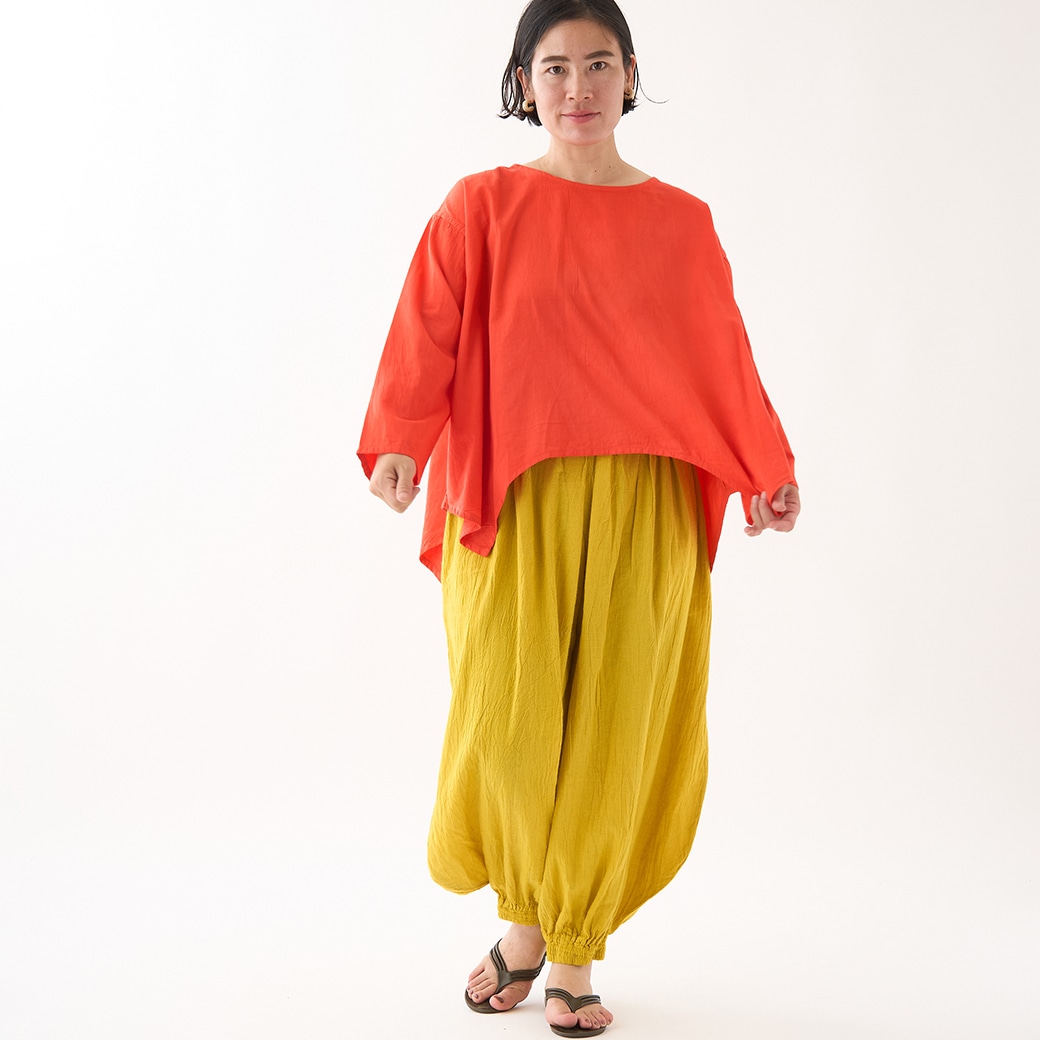 【新品・未使用】ヂェン先生の日常着 ヂェン先生の日常着｜V ネックチャイナジャケット ネイビー