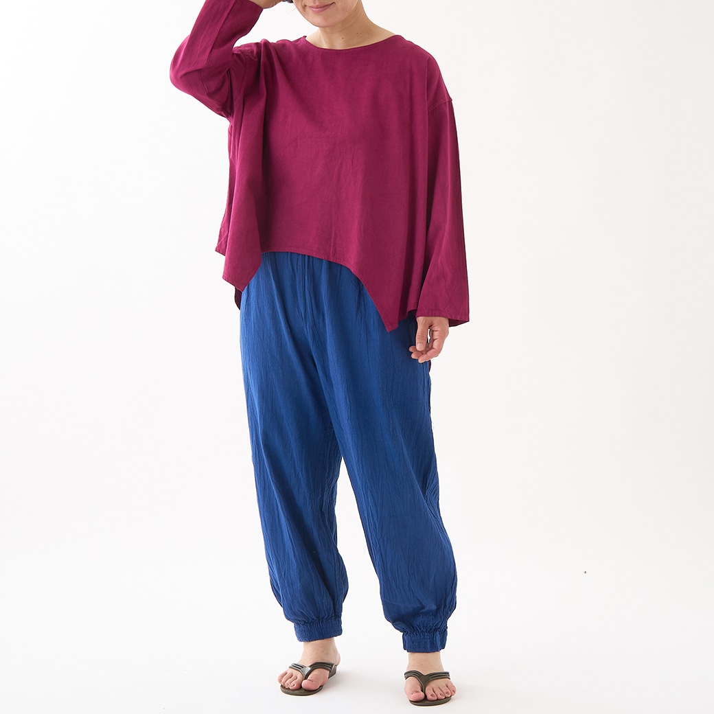 banmariバルーンパンツネップヘリンボーン　ご依頼ページ MinoriTY パンツ 「MinoriTY」スーパーワイドタックバルーン