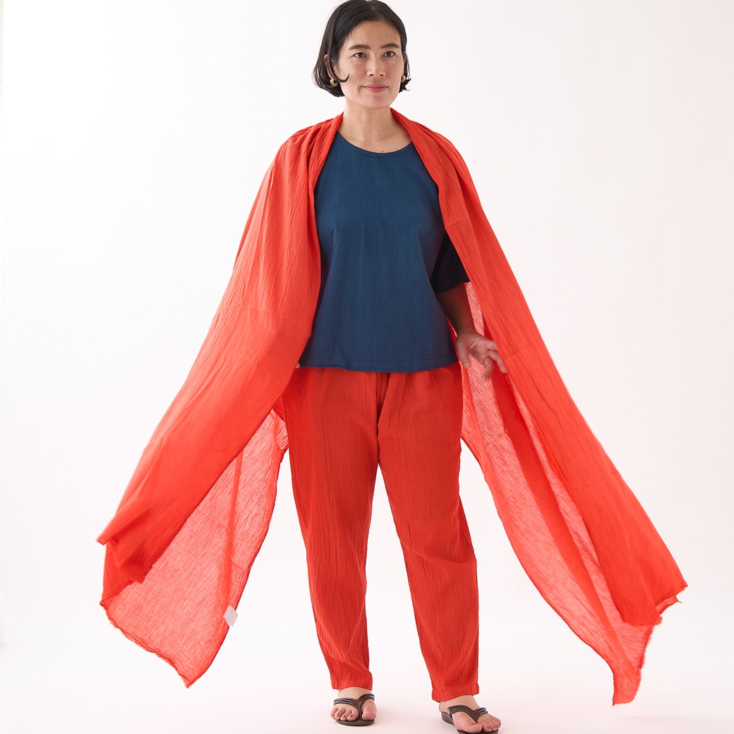 貴重】ohta ストール 南天 貴重】ohta ストール 南天