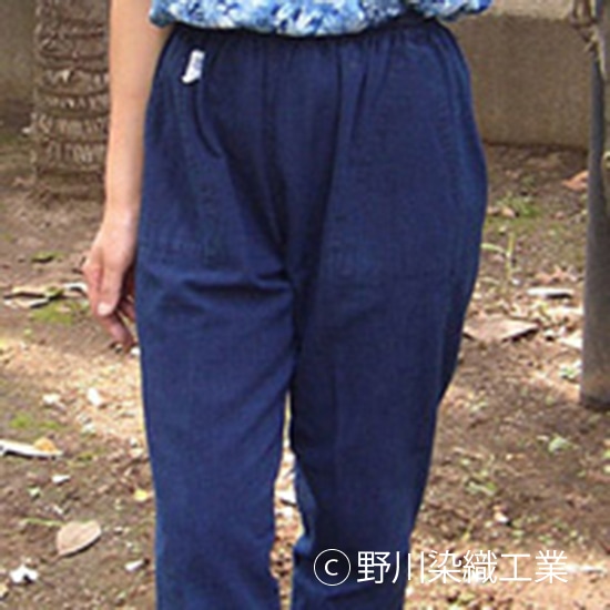 オールシーズンに活躍！藍染めストール大判 ハーフ絞り模様 | 和