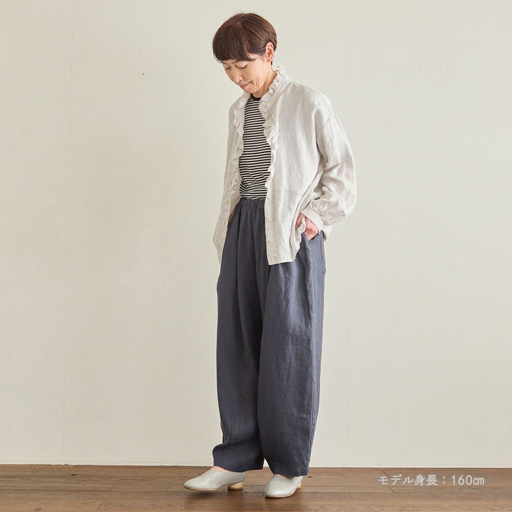 GAIAネット【取寄・火曜】 fog linen work クイン コクーン パンツ