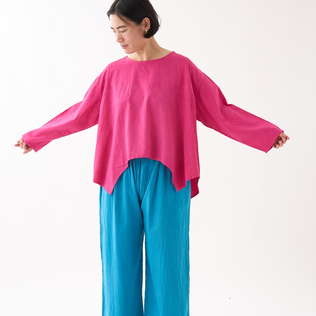 GAIAネットヂェン先生の日常着 綿100% ツノカットソー ショッキング