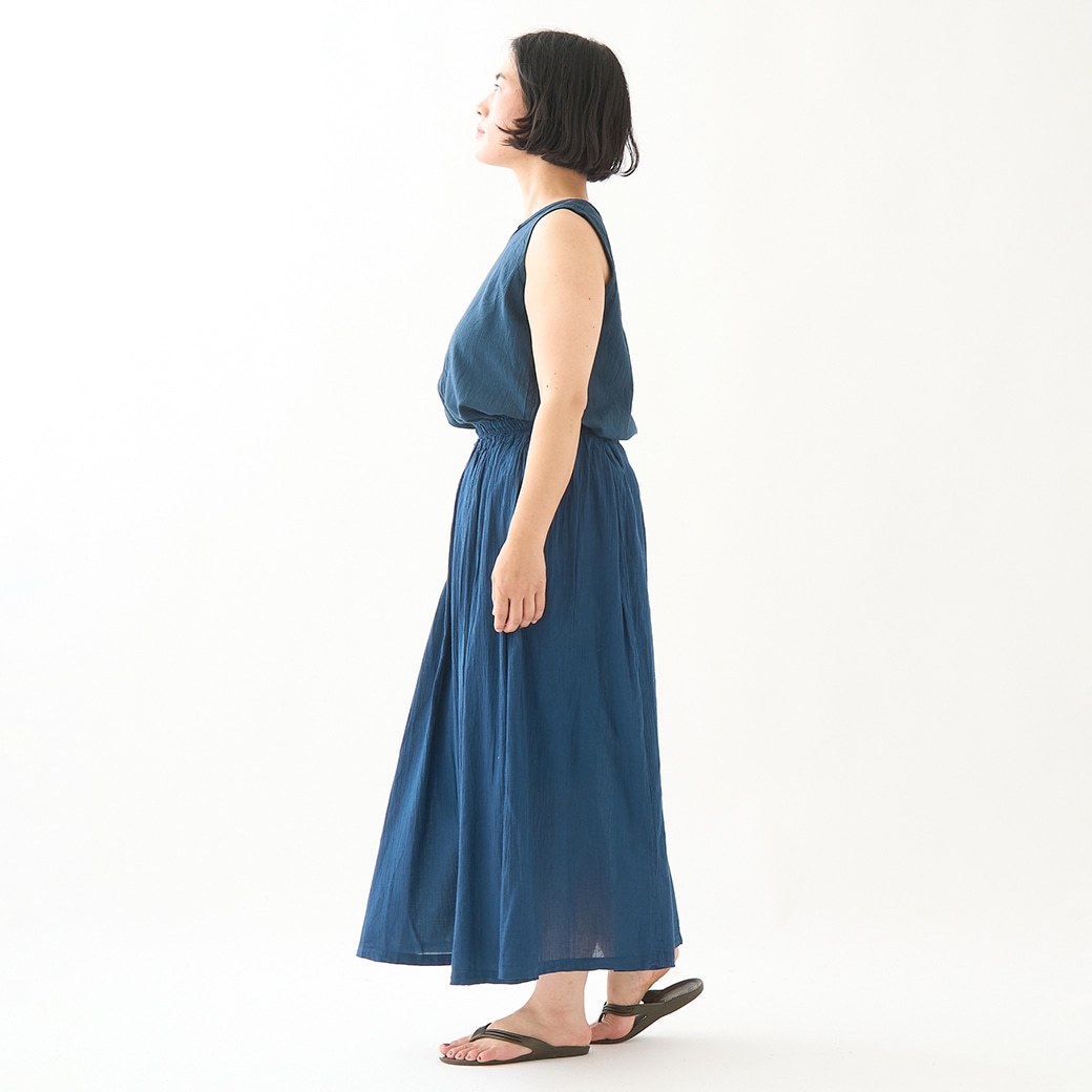 GAIAネットヂェン先生の日常着 スカート 【薄地】 紺 F(フリー