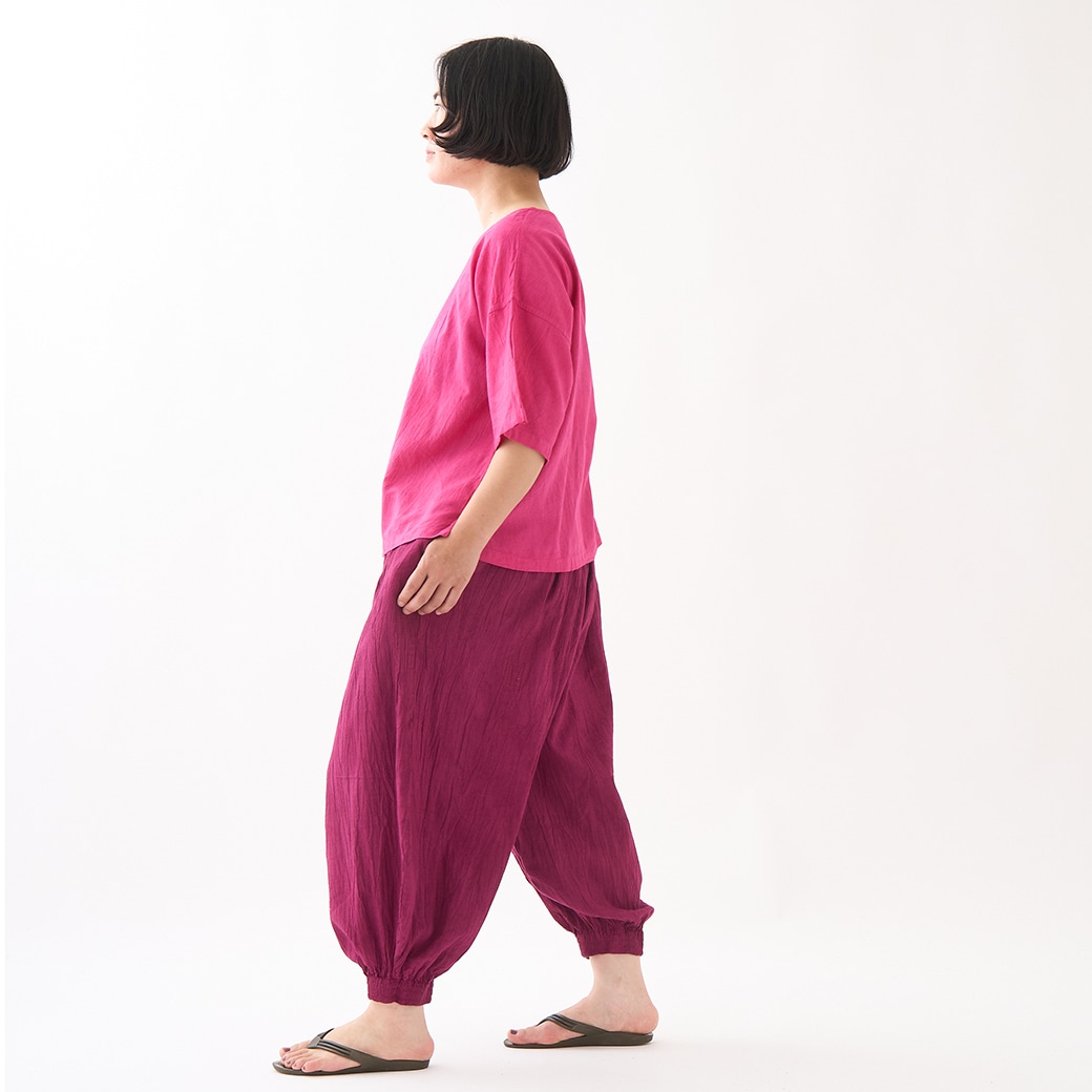ヂェン先生　厚手　バルーンパンツ ヂェン先生の日常着 バルーンパンツスリム厚手 - ANANDASIA