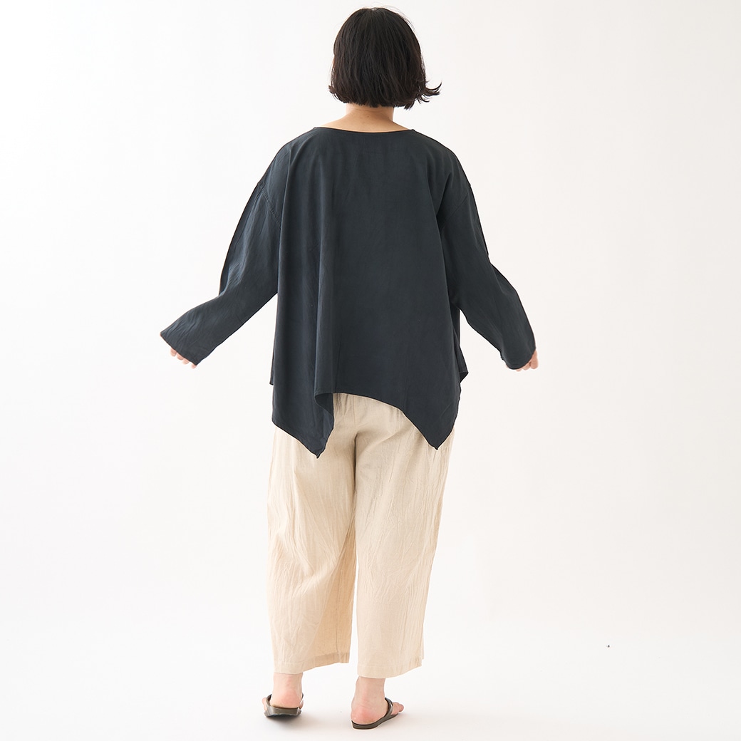 GAIAネットヂェン先生の日常着 ストレートパンツ 【薄地】 生成 S(S