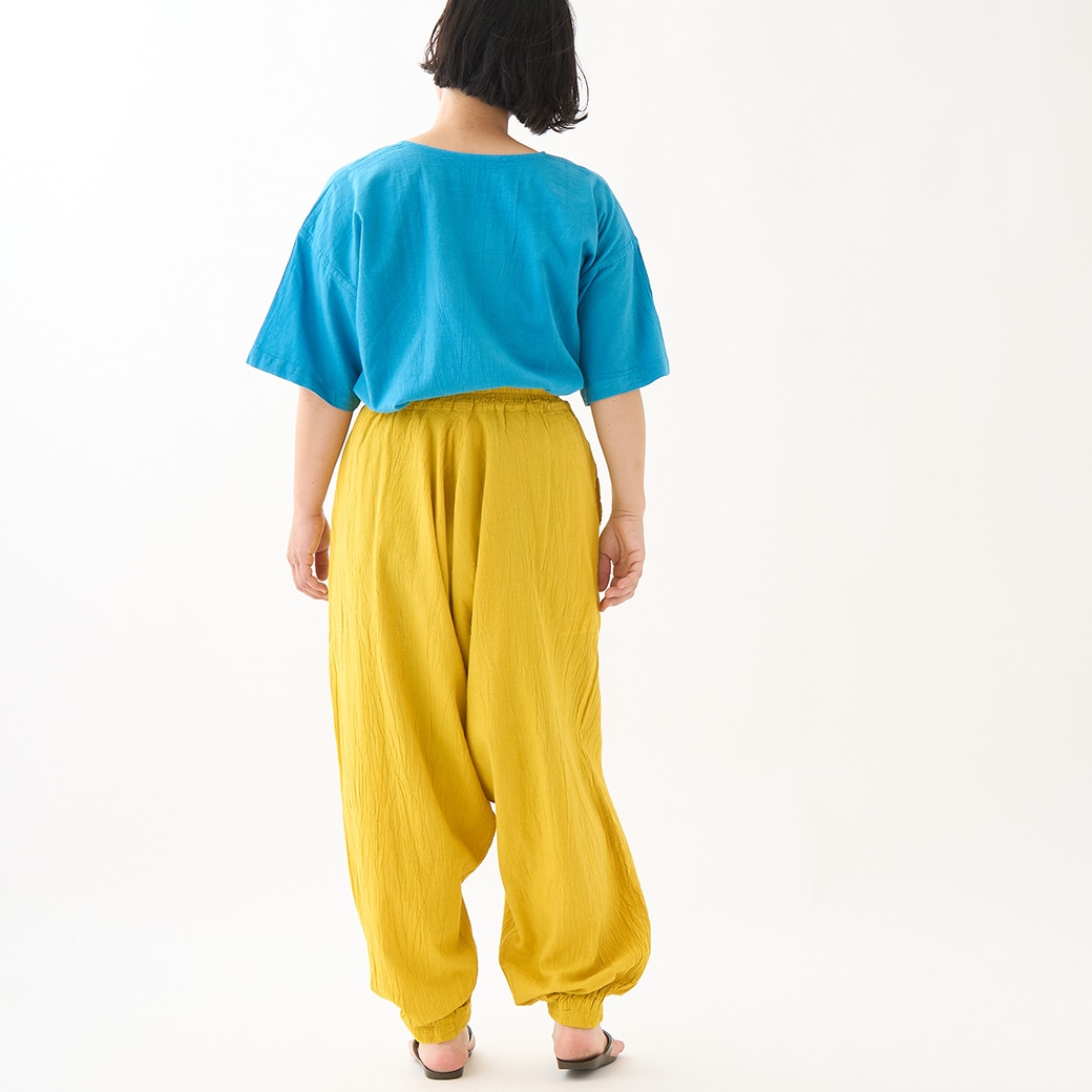 banmariバルーンパンツネップヘリンボーン　ご依頼ページ ヘリンボーンバルーンパンツ | ネイビー - UZUiRO(ウズイロ) / 公式