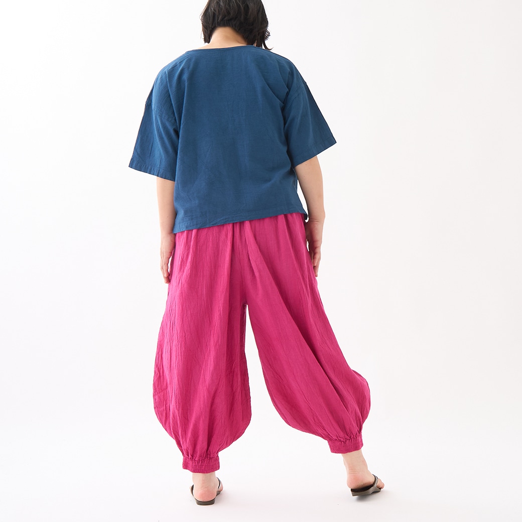 GAIAネットヂェン先生の日常着 バルーンパンツ 太【薄地