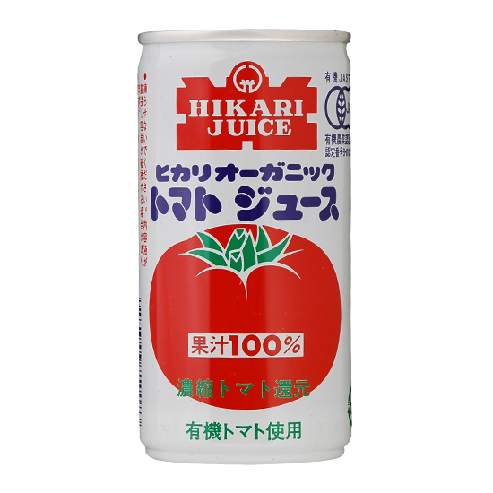 [※]ヒカリ オーガニック トマトジュース （有塩）  190g