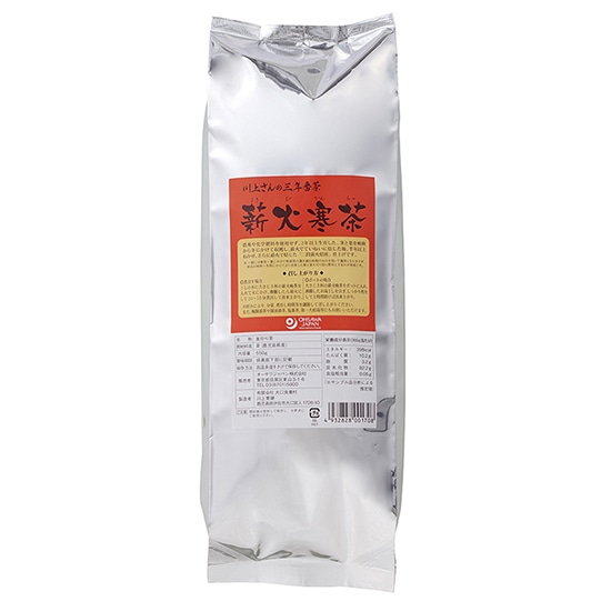 『4年保証』 GAIAネット[※]オーサワ （大 薪火寒茶 川上さんの三年番茶 茶