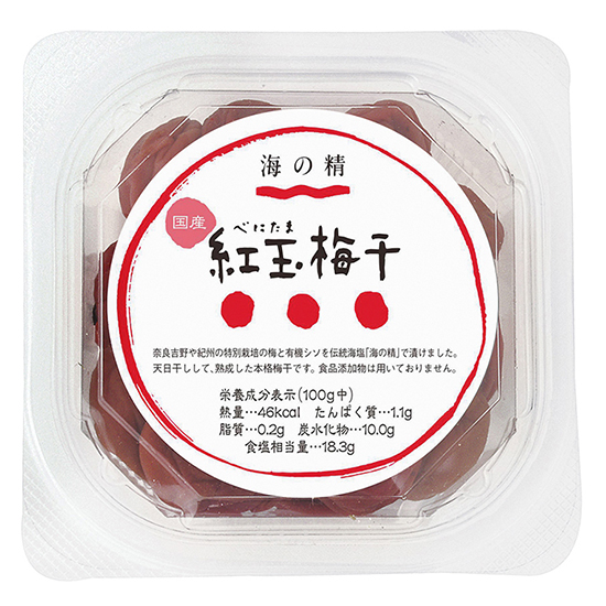 [※]オーサワ　海の精 特別栽培紅玉梅干　(カップ)　120g