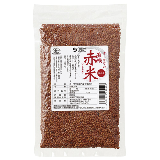 [※]オーサワの有機赤米（国内産）250g