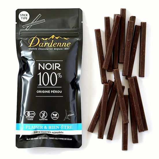 [※]ダーデン 有機チョコレートスティック カカオ100％ 55g