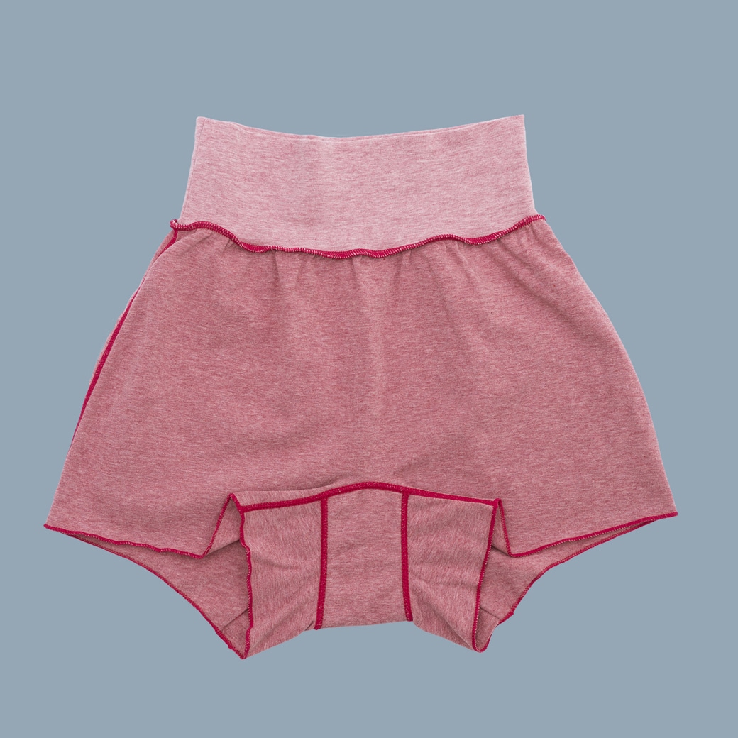 【取寄・火曜】JUBAN DO ONI (ジュバンドーニ) サニタリーモパンツ レッド×レッド L