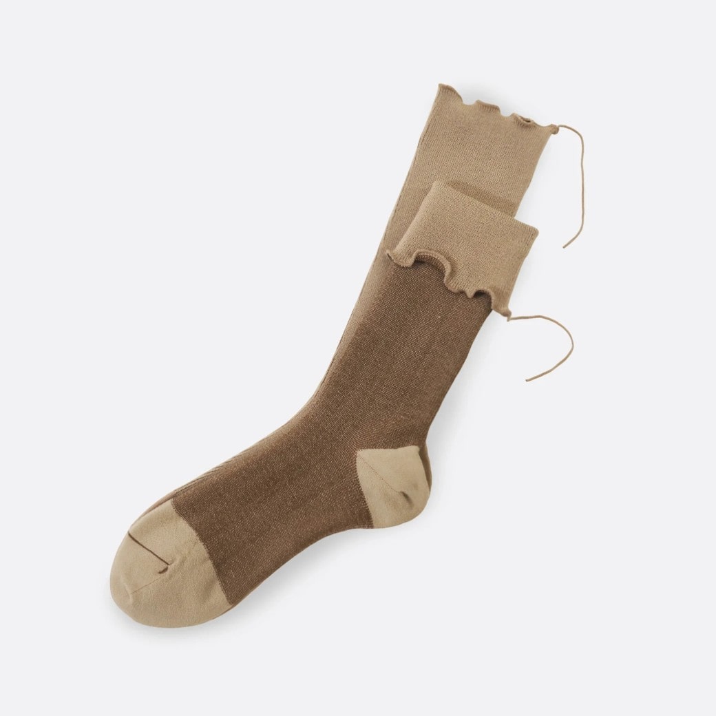 【取寄・火曜】 サリゲナク Too Medical ( wahable wool ) ソックス ドライフラワー 22-25cm