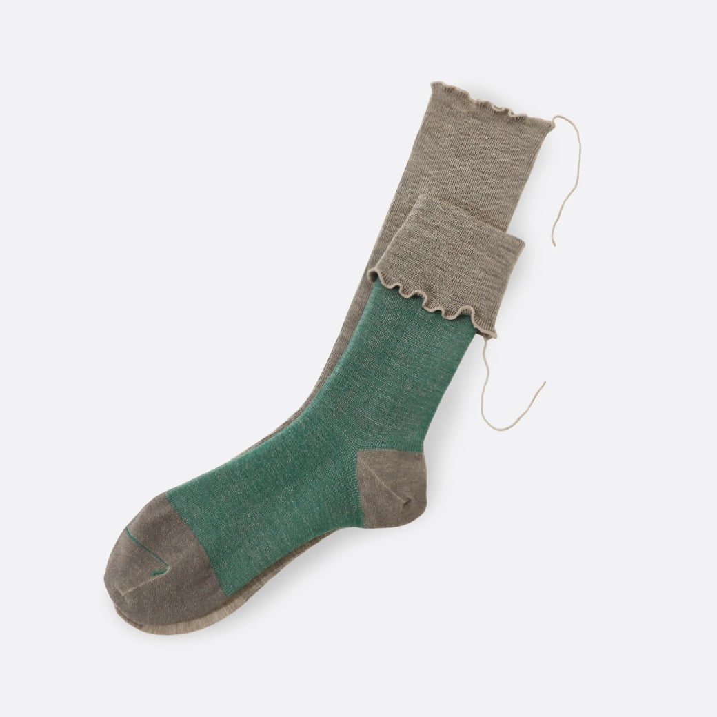 【取寄・火曜】 サリゲナク Too Medical ( wahable wool ) ソックス モミノキ 22-25cm