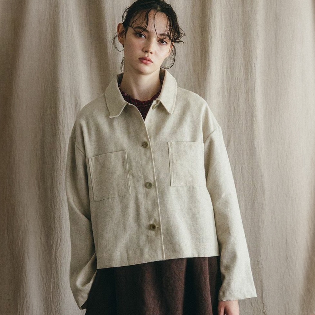 fog linen work ルイーザジャケット　マカダム 楽天市場】入荷 fog linen work フォグリネンワーク リリー ジャケット