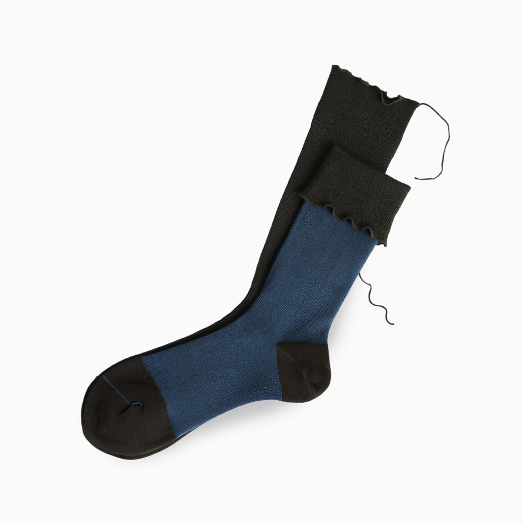 【取寄・火曜】 サリゲナク Too Medical ( high twist cotton ) ソックス チョコレートコスモス 23-27cm