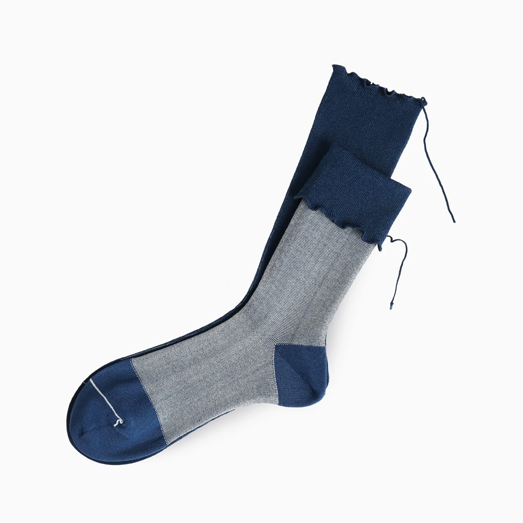 【取寄・火曜】 サリゲナク Too Medical ( high twist cotton ) ソックス ワスレナグサ 23-27cm