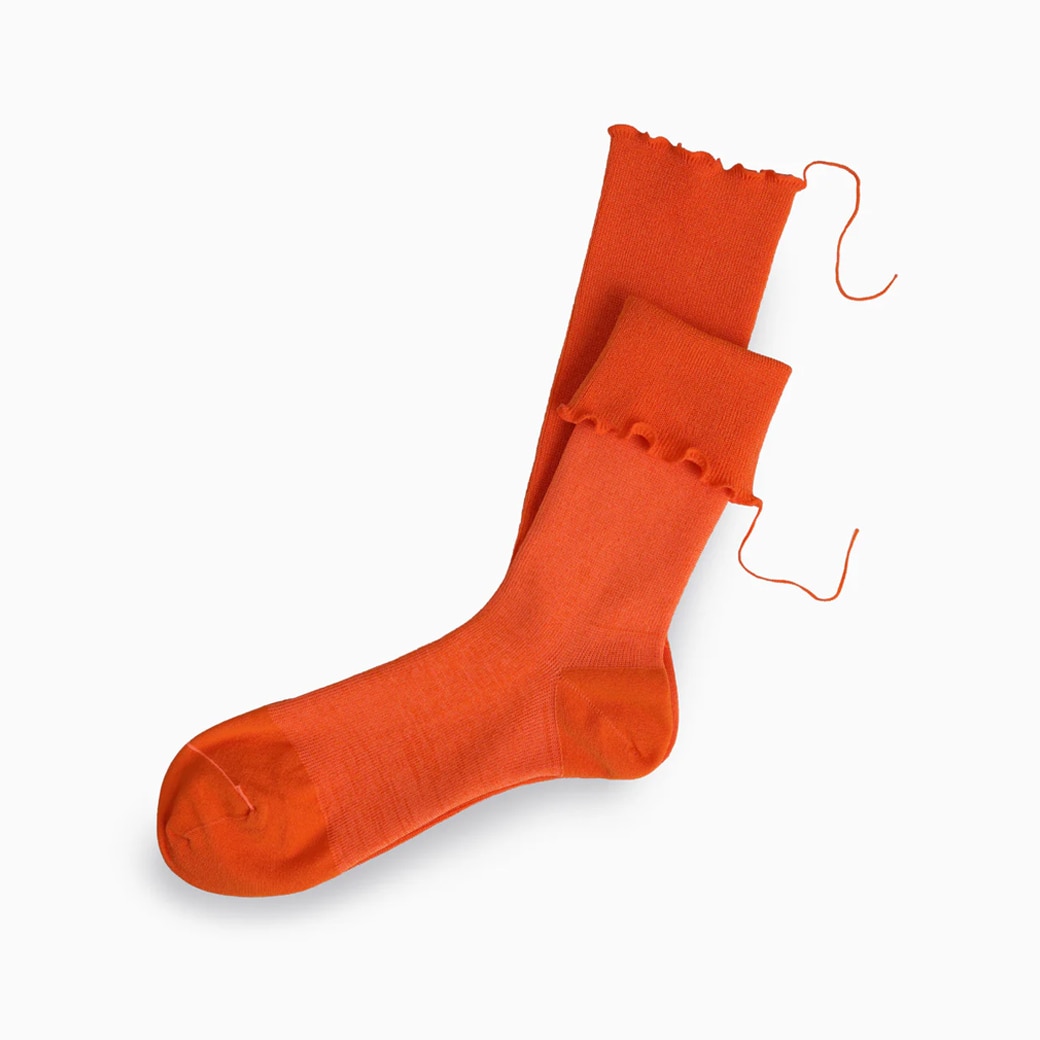 【取寄・火曜】 サリゲナク Too Medical ( high twist cotton ) ソックス マリーゴールド 23-27cm