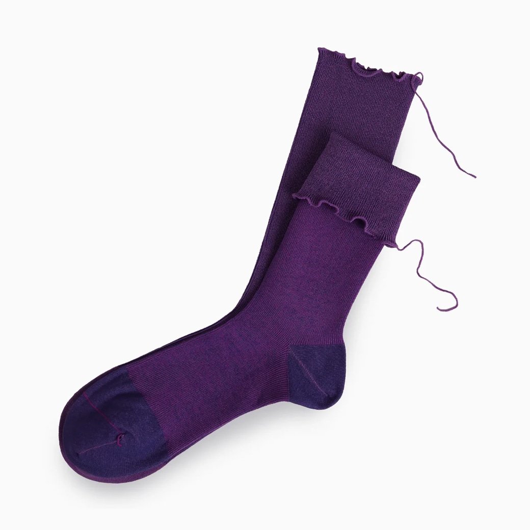 【取寄・火曜】 サリゲナク Too Medical ( high twist cotton ) ソックス トリカブト 23-27cm