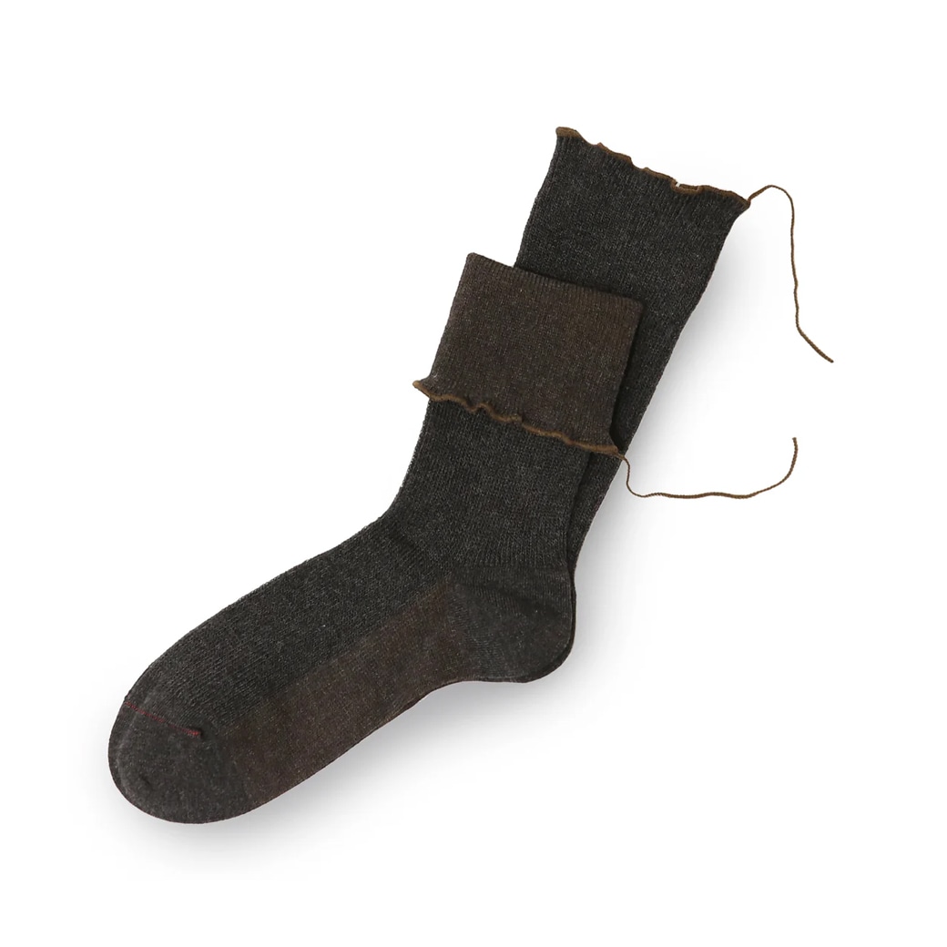 【取寄・火曜】 サリゲナク Too Medical ( Organic cotton ) ソックス クルミ 23-27cm