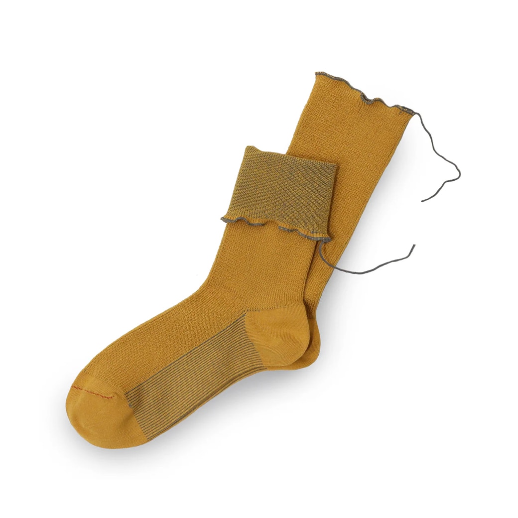 【取寄・火曜】 サリゲナク Too Medical ( Organic cotton ) ソックス イチョウ 23-27cm