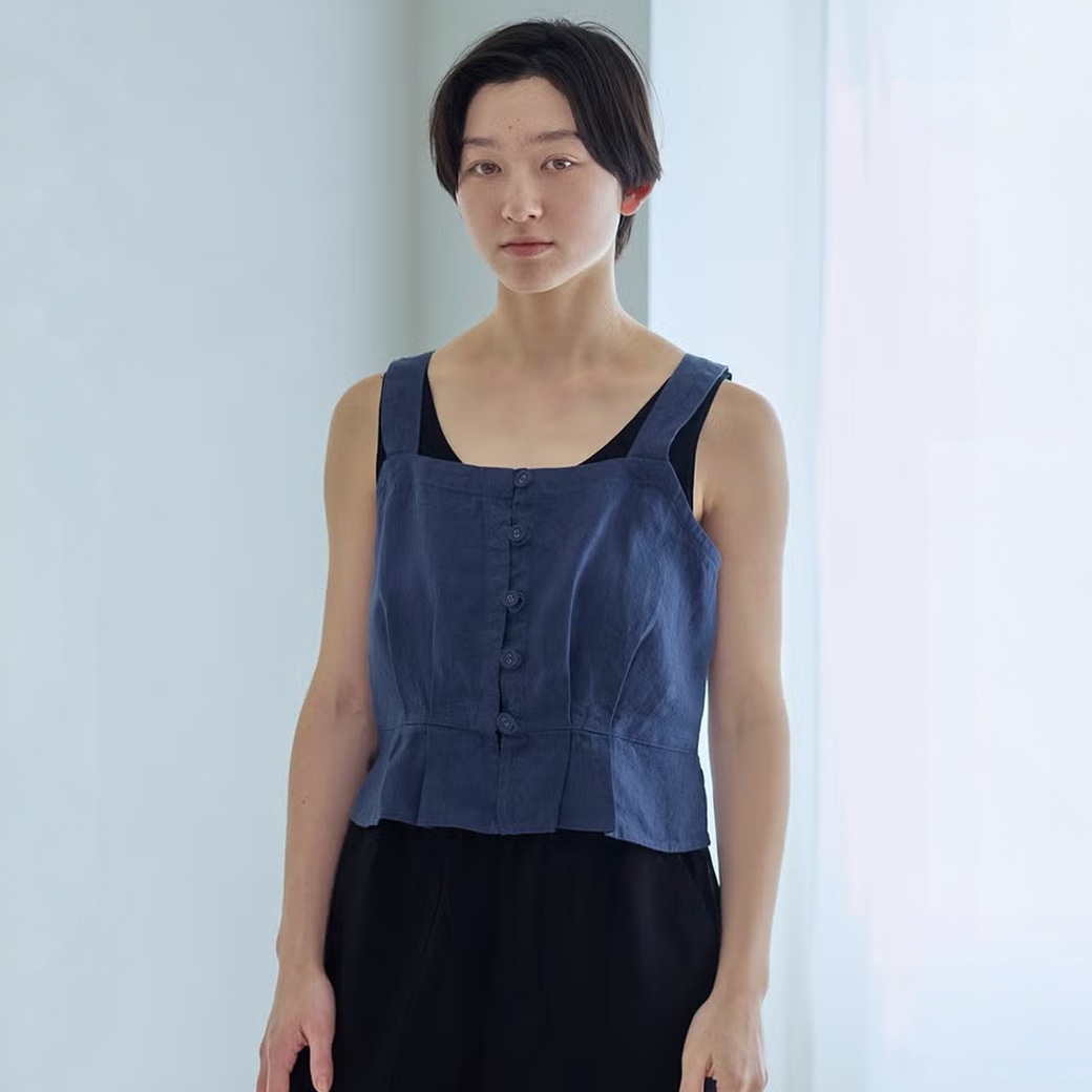 �y���E�Ηj�z fog linen work ���A���[ �g�b�v ���l�� �r�X�`�F �u���[�t����