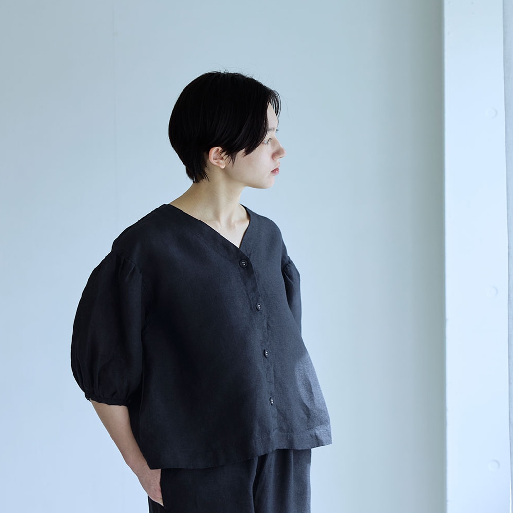 �y���E�Ηj�z fog linen work �G���C�U �g�b�v ���l�� �u���E�X �u���b�N