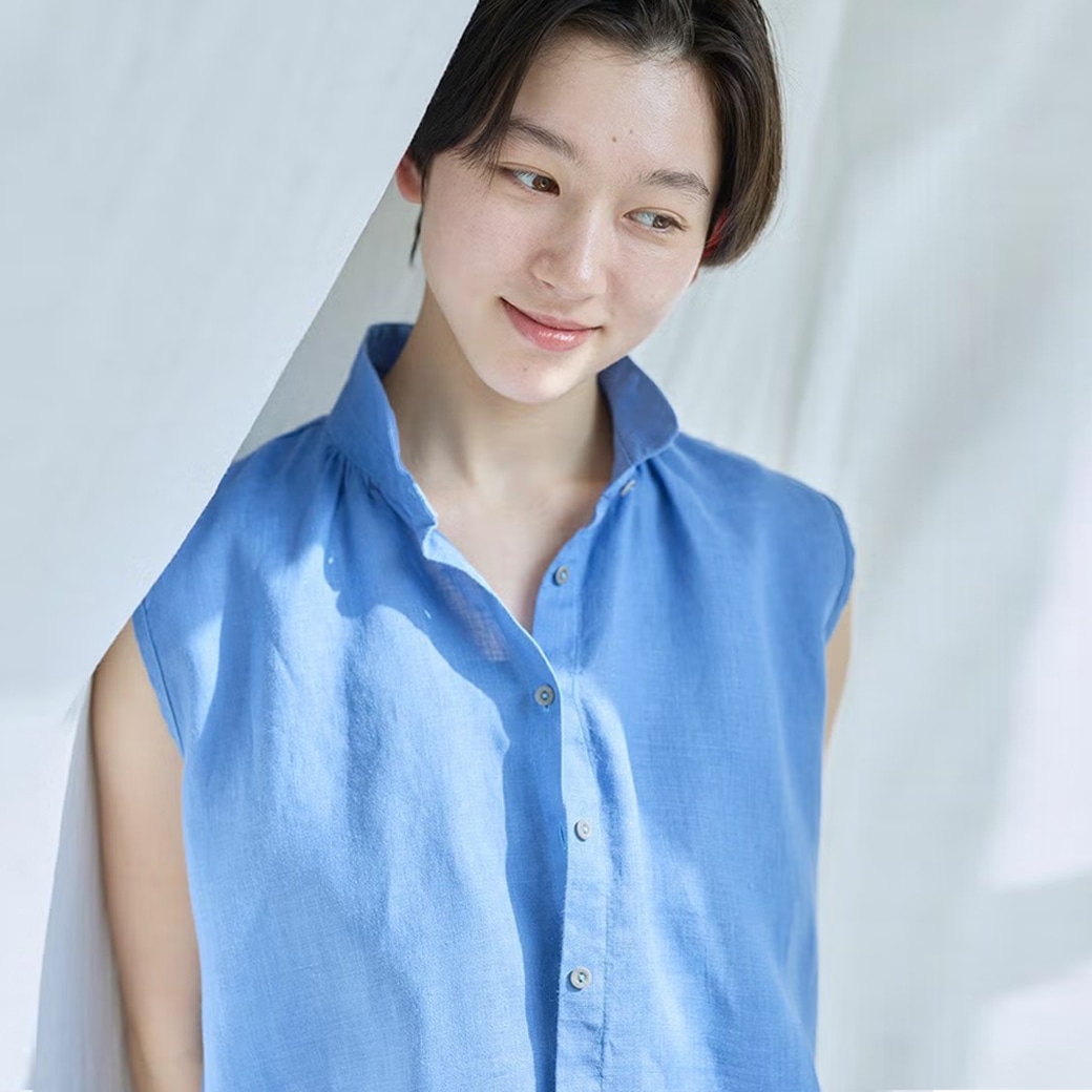 �y���E�Ηj�z fog linen work �P�C�e�B�[ �g�b�v ���l�� �m�[�X���[�u�V���c �j�[�� (�u���[)