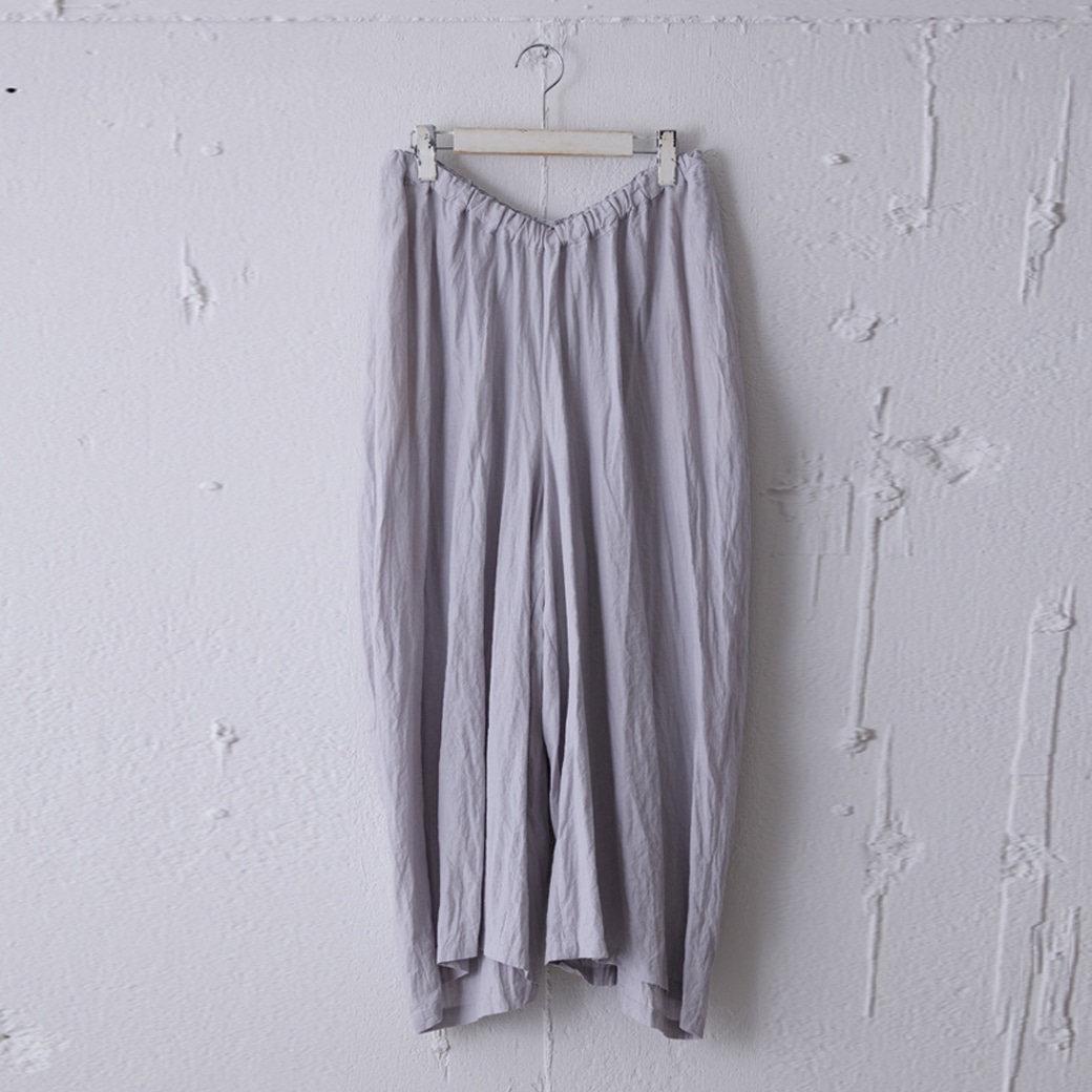 GAIAネット【取寄・火曜】 suzuki takayuki dhoti リネンパンツ silver