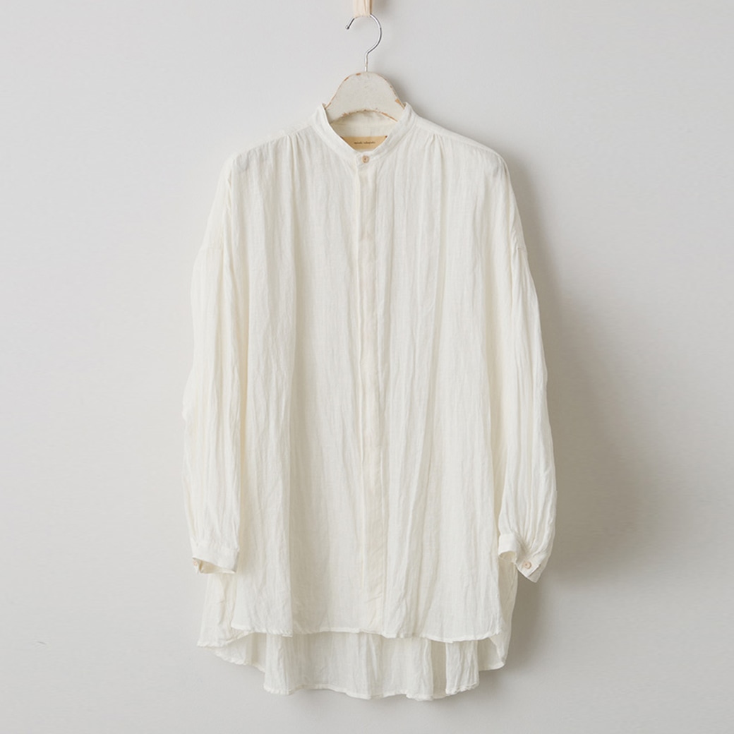 【取寄・火曜】 suzuki takayuki オーバーブラウス over blouse オフホワイト