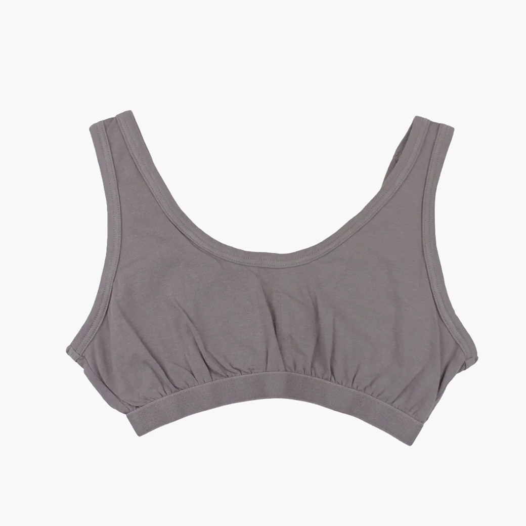 【取寄・火曜】MILFOIL オーガニックコットン ストレッチ スポーツブラ モカ 2(M)