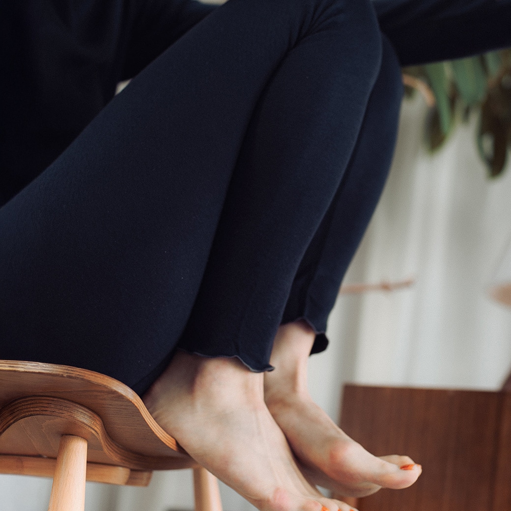 【取寄・火曜】 SISIFILLE(シシフィーユ) LEGGINGS CORETTA レギンス ナイトブルー