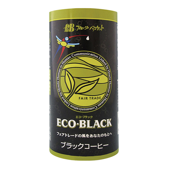 [※]フルーツバスケット フェアトレード・カートカンコーヒー ECO・BLACK（無糖）　 195g