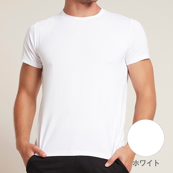 BOODY メンズ クルーネックTシャツ ホワイトL