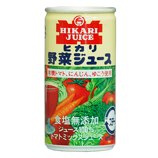 [※]ヒカリ 野菜ｼﾞｭｰｽ 食塩無添加 190g