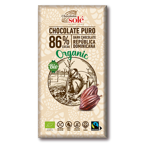 [※]ミトク チョコレートソール ダークチョコレート86％ 100g