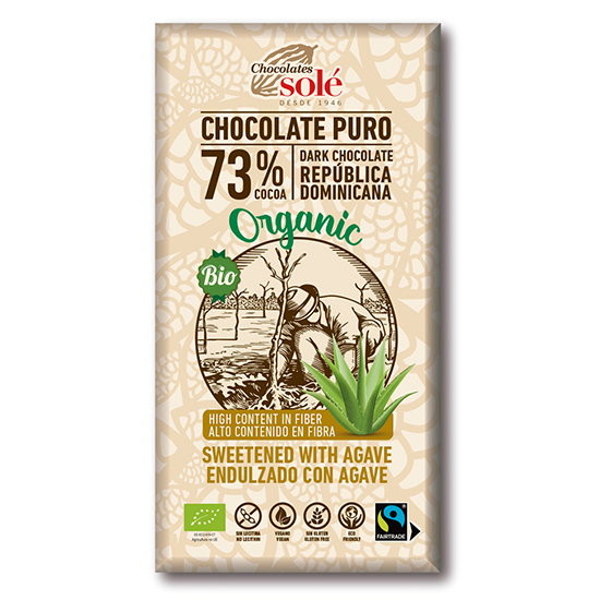 [※]ミトク チョコレートソール ダークチョコレート73％(アガベ) 100g